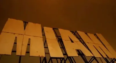 Miami International Airport (MIA) terminal building and runway aerial view