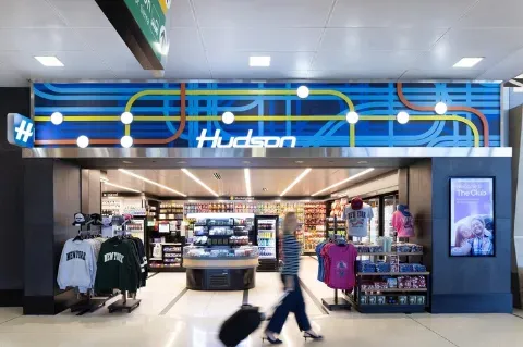 Hudson storefront at Terminal 8